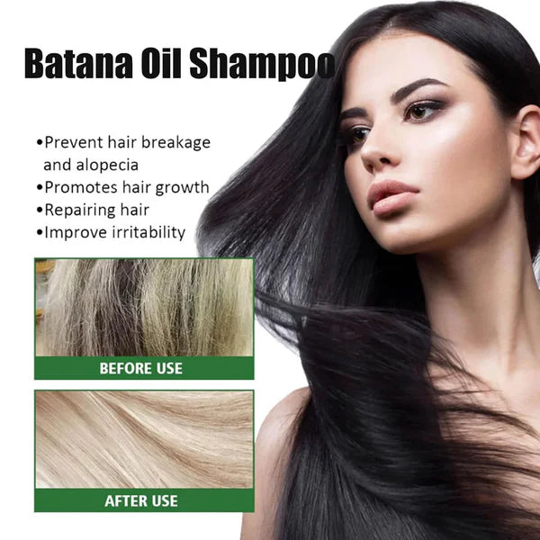 Batana Oil Hair Growth Shampoo with Rosemary – Buy 1 Get 1 Free