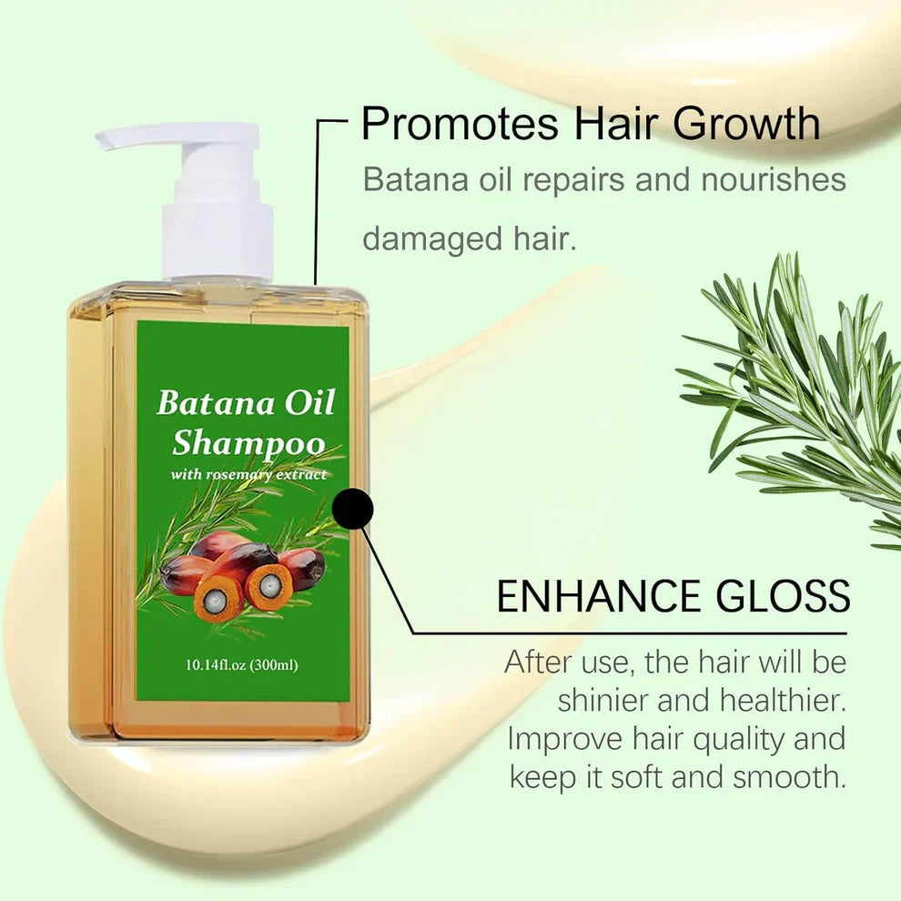 Batana Oil Hair Growth Shampoo with Rosemary – Buy 1 Get 1 Free